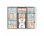 WhiteCoat Clipboard® Trifold - White Physical Therapy Edition